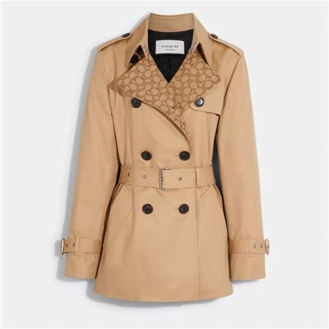 coach trench coat.